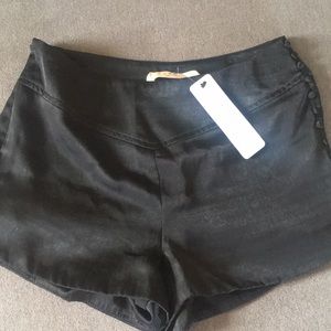 NWT SILKY BLACK SHORTS